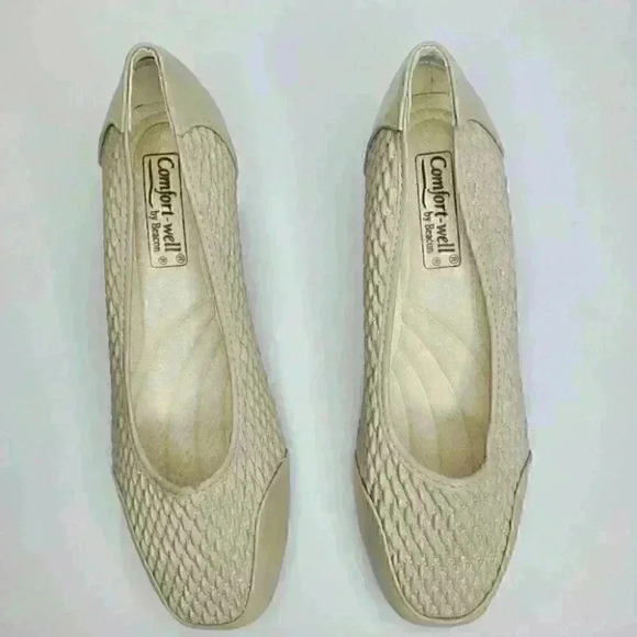Stretch'n Form by Beacon Beige Women Comfort Shoes Size 8.5/9/10 New - Picture 2 of 10